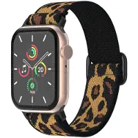 IMoshion Elastisches Nylonarmband für Apple Watch | 38/40/41/42 mm - Leopard
