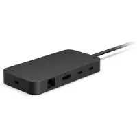 Microsoft Surface USB4 Dock, Kabelgebunden, USB4, 1000 Mbit/s, Schwarz, 60 Hz, Kensington