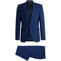 BOSS Zweiteiliger Regular-Fit Anzug aus Stretch-Wolle Grösse 50