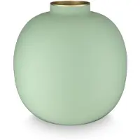 Pip studio Vase Metal Matt Bright Green 23cm