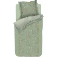 Pip studio Kissenbezüge Kili Flower Grün Baumwolle Perkal-80 x 80 cm