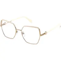 Blumarine Damen VBM218 0F47 Rahmen von BRILLEN Metall Gold Geometrisch