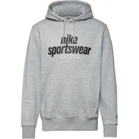 Nike M NK CLUB BB PO HDY NSW GFX DK GREY HEATHER/BLACK