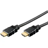 S-Impuls HDMI-Kabel 5m Stecker-auf-Stecker vergoldete Kontakte, schwarz, 1 Stk.