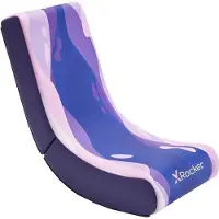 X Rocker - Video Rocker Gaming Floor Chair - Lava Pink
