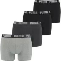 Puma Herren Boxer Shorts, 4er Pack - Basic Boxer ECOM, Cotton Stretch, Everyday
