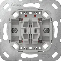 Gira 310800, Wippschalter, Chrom, Grau, Wand, LED, 240 V, 10 A