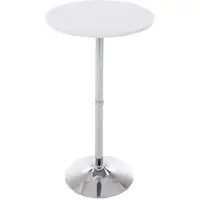 CLP Stehtisch 1025102, weiß, Maße 108 x 60cm (HxØ)