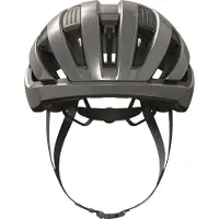 ABUS Rennradhelm WingBack – einfacher Roadhelm für sportliches Fahren im Alltag und in der Freizeit – für Erwachsene und Jugendliche – Grau, Größe L (57-61 cm)