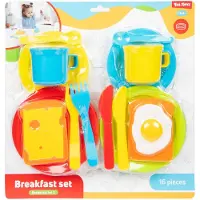 Toi-Toys Home Food Frühstücks-Set, 16-tlg.