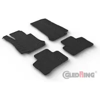 GledRing Fußmatten Set Gummi passend für MERCEDES-BENZ EQC (N293) Vorne+Hinten
