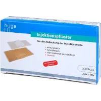 Höga Injektionspflaster hypoallergen 2x4 cm 200 St Pflaster