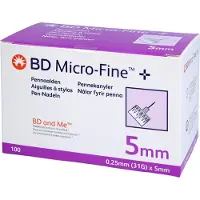 + Prisoma GmbH BD Micro-Fine+ 5 Pen-Nadeln 0,25x5 mm 100 St