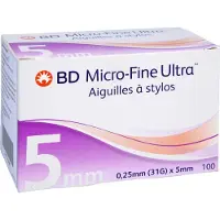 EMRA-MED Arzneimittel GmbH BD Micro-fine Ultra Pen-Nadeln 0,25x5 mm (Reimport) 100 St