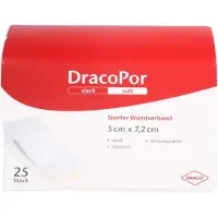 Dräco Dracopor Wundverband 5x7,2 cm steril 25 St Verband