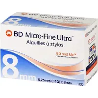 EurimPharm Arzneimittel GmbH BD Micro-fine Ultra Pen-Nadeln 0,25x8 mm 100 St