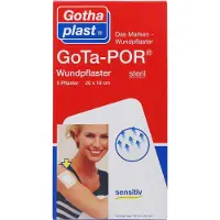 Gothaplast Gota-Por Wundpflaster steril 100x200 mm 5 St Pflaster