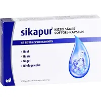 Sikapur Kieselsäure Softgel-Kapseln mit Biotin 30 St Kapseln