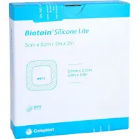 Biatain Silicone Lite Schaumverband 5x5 cm 5 St Verband