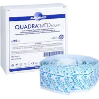 Quadra MED round 25 mm Strips Master Aid 150 St Pflaster
