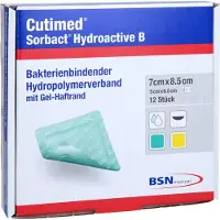 Bsn Medical Cutimed Sorbact Hydroactive B Gel-V.7x8, 12 St