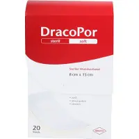 Dräco Dracopor Wundverband 8x15 cm steril 20 St Pflaster