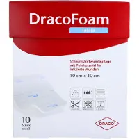 Dr. Ausbüttel & Co. GmbH Dracofoam Infekt Schaumst.wundauf.10x10 10 St