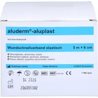 Söhngen Aluderm aluplast Wundverb.Pfl.6 cmx5 m elast. 1 St Pflaster