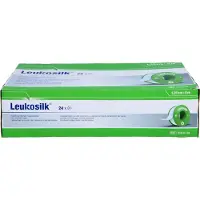 Bsn Medical BSN Leukosilk 1,25 cm x 5 m ohne Schutzring SA 24 St