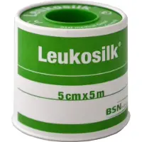 Leukosilk 5 cmx5 m 1 St Pflaster