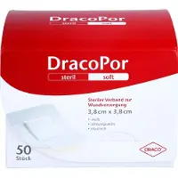 Dr. Ausbüttel & Co. GmbH Dracopor Wundverband 3,8x3,8 cm steril 50 St