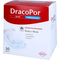 Dräco Dracopor waterproof Wundverband 8x10 cm steril 50 St Pflaster