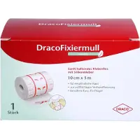 Dräco Dracofixiermull sensitiv 10 cmx5 m 1 St Verband