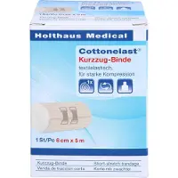 Holthaus Medical Kurzzugbinde Cottonelast 8 cmx5 m 1 St Binden