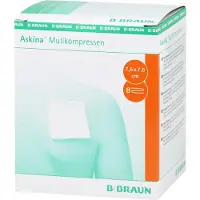 Askina Mullkompressen 7,5x7,5 cm steril 25x2 St Kompressen