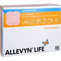 Allevyn Life 10,3x10,3 cm Silikonschaumverband 10 St Verband