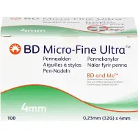 BD MICRO-FINE Ultra Pen-Nadeln 0,23x4mm, 100 St KAN