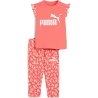 Puma Kinder Anzug MINICATS ESS ANIMAL Tee and Leggings Set INF