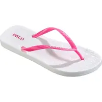 Beco Damen Flip-Flops Sunshine | Weiß/Rosa - 36