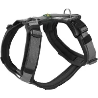 Hunter Geschirr Maldon Up, Hund, Halftergeschirr, S-M, Schwarz, Grau, Netz, Polyester, 2,2 cm