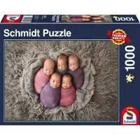 Schmidt 1000 Teile Spiele Puzzle Fünf auf einen Streich 58301