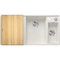 BLANCO Axia III 6 S-F Weiß - 523 486 Granitspüle