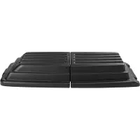 Rubbermaid Deckel aus Strukturschaum für 0,76-m³-Kippmulde, schwarz