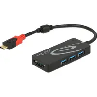 DeLOCK - Hub - 3 x USB 3.1 Gen 1 - Desktop