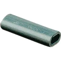 Dulimex Pressklemmen Quetschhülsen 2 mm, zylindrische Pressklemme Länge 6 Aluminium