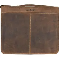 Greenburry Vintage Ringmappe Leder 29 cm Greenburry Braun