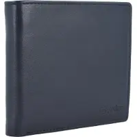 Esquire Leder Geldbörse RFID Billfold Wallet Black schwarz