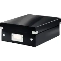 Leitz Organisationsbox Click + Store, klein, schwarz