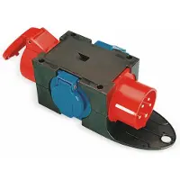 Pce Kompaktverteiler CEE-16 A,5-polig 1xCEE 16 A,2x230V
