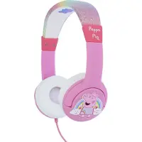 OTL TECHNOLOGIES – Kinderkopfhörer – Regenbogen Peppa Wutz
